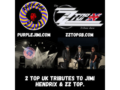 PURPLE JIMI & ZZ TOP GB Tribute shows