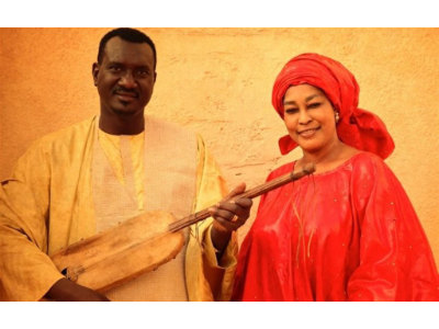 Bassekou Kouyate and Amy Sacko