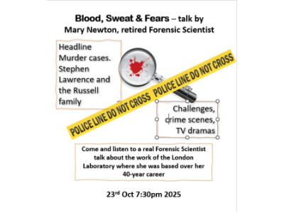 Science Café: Blood Sweat and Fears