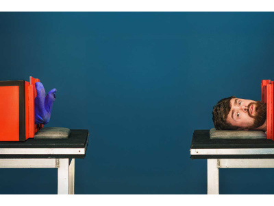 Tom Brace Saws Himself In Half