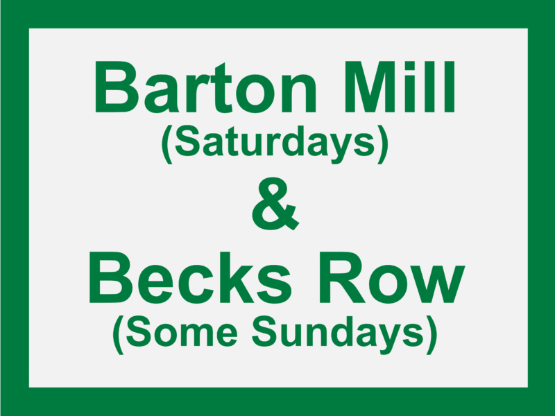 Barton Mills & Becks Row Car Boot Sale – 16th / 17th May 2026