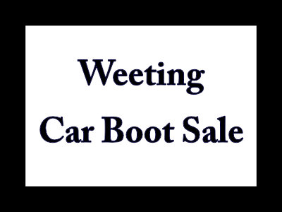 Weeting Car Boot Sale - 23rd May 2026