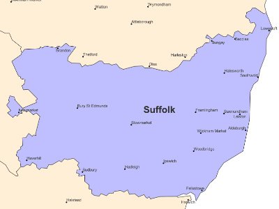 Things to do in Suffolk | What to do in Suffolk | Suffolk Days 14 Suffolk Map Outline 2