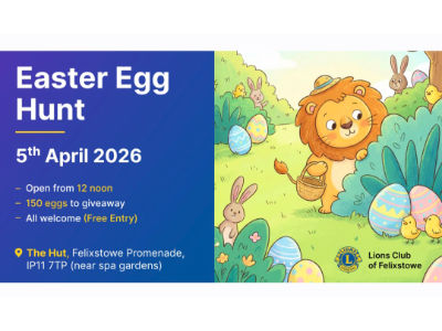 Felixstowe Lions Club Easter Egg Hunt